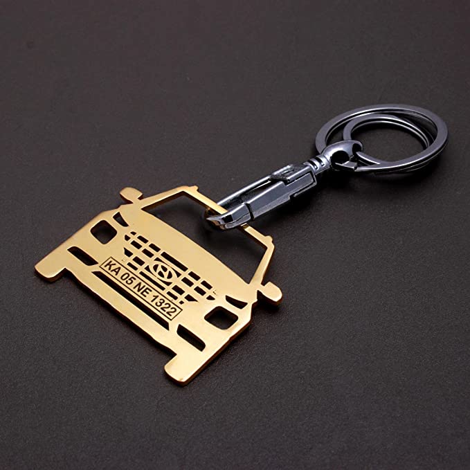 Customized Car Keychain front pose
