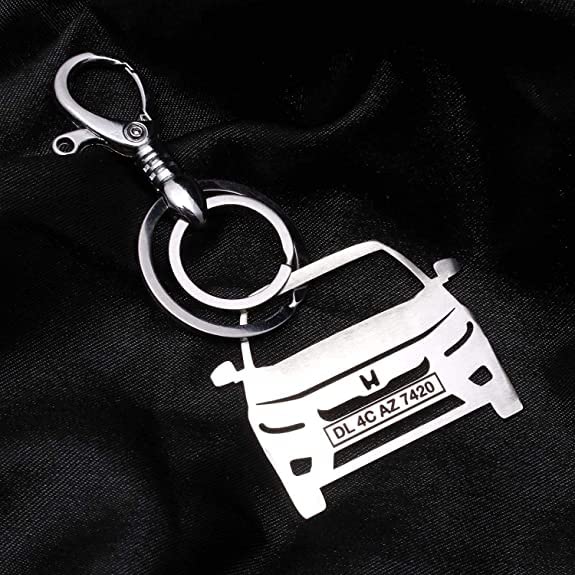 Customized Car Keychain front pose