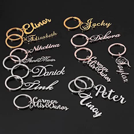 Customized name keychain
