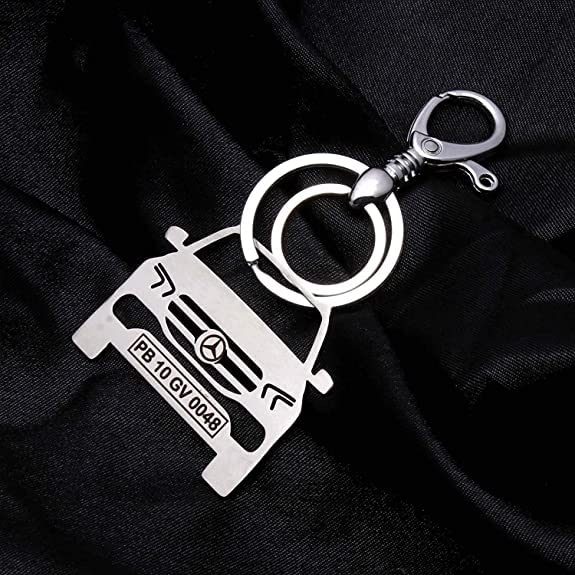 Customized Car Keychain front pose