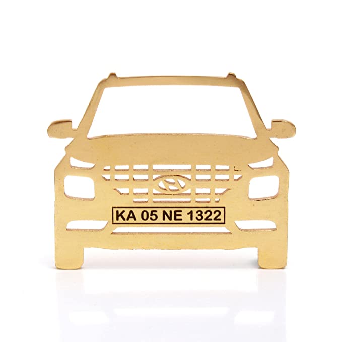 Customized Car Keychain front pose