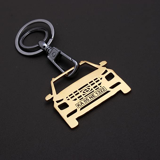 Customized Car Keychain front pose