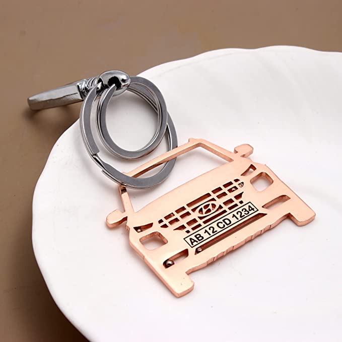 Customized Car Keychain front pose
