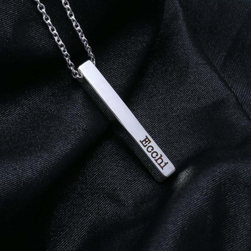 Customized bar necklace