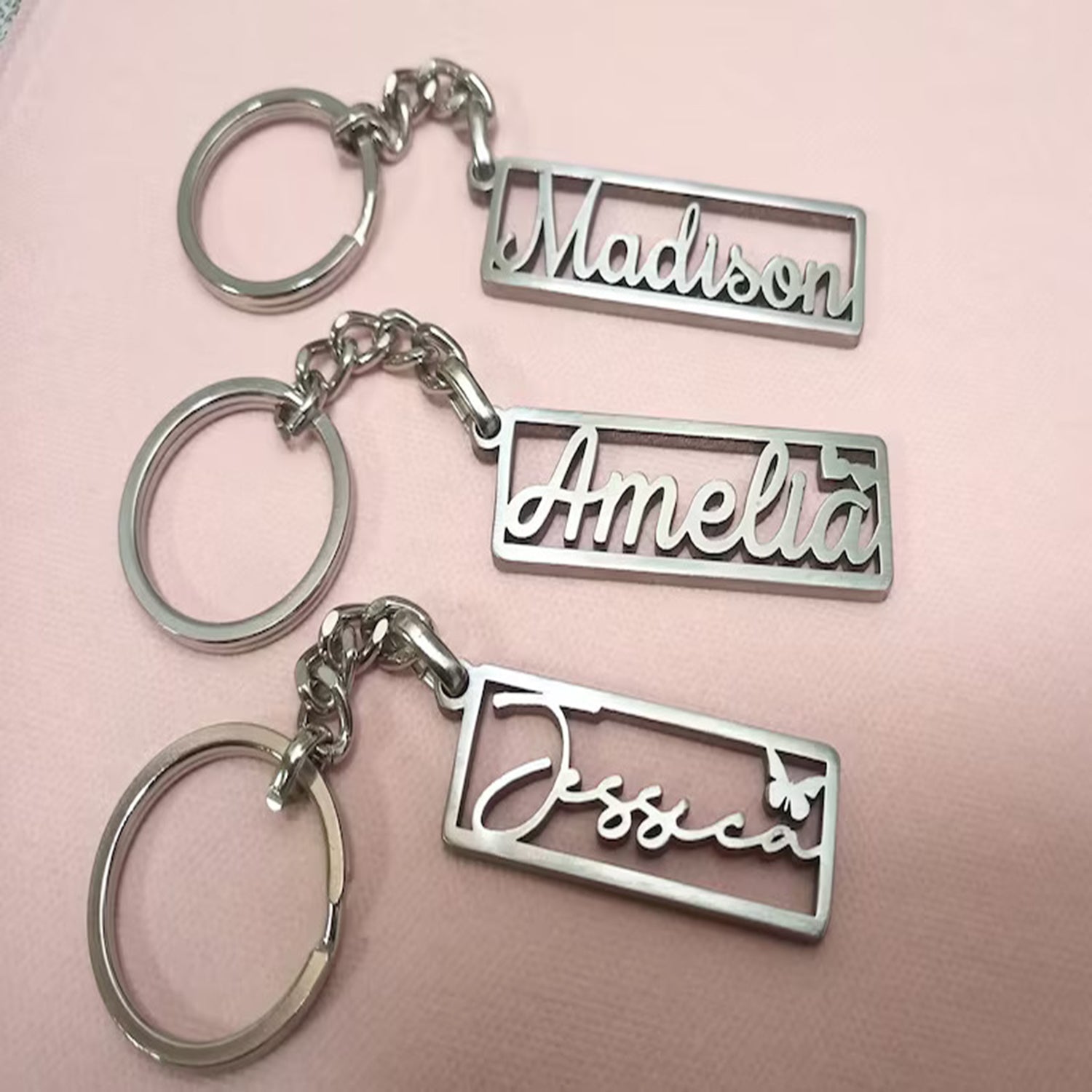 Customized name keychain